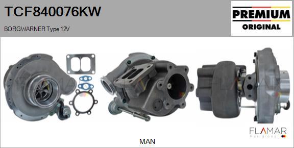 FLAMAR TCF840076KW - Compresor,sistem de supraalimentare aaoparts.ro