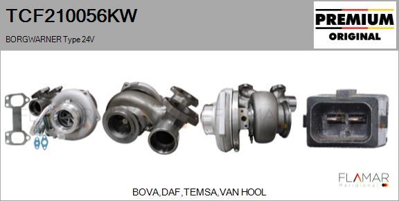 FLAMAR TCF210056KW - Compresor,sistem de supraalimentare aaoparts.ro