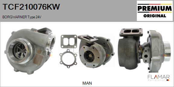FLAMAR TCF210076KW - Compresor,sistem de supraalimentare aaoparts.ro