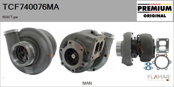 FLAMAR TCF740076MA - Compresor,sistem de supraalimentare aaoparts.ro