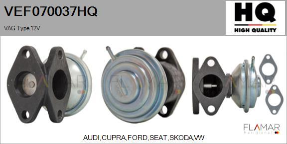 FLAMAR VEF070037HQ - Supapa EGR aaoparts.ro