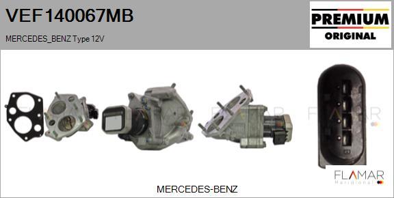 FLAMAR VEF140067MB - Supapa EGR aaoparts.ro