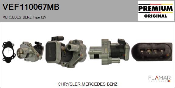 FLAMAR VEF110067MB - Supapa EGR aaoparts.ro