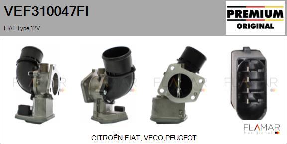 FLAMAR VEF310047FI - Supapa EGR aaoparts.ro