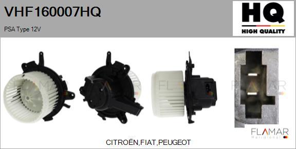 FLAMAR VHF160007HQ - Ventilator, habitaclu aaoparts.ro