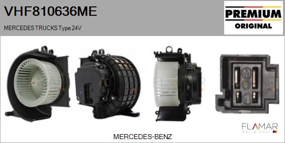 FLAMAR VHF810636ME
 - Ventilator, habitaclu aaoparts.ro