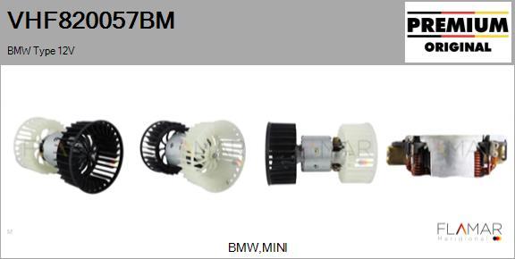 FLAMAR VHF820057BM
 - Ventilator, habitaclu aaoparts.ro