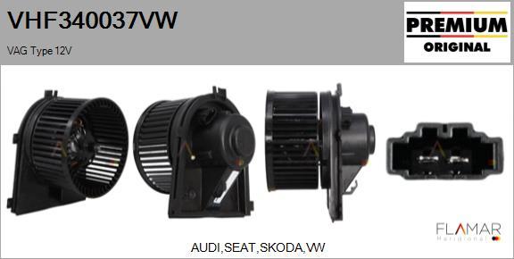 FLAMAR VHF340037VW - Ventilator, habitaclu aaoparts.ro