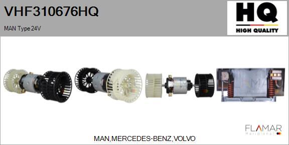 FLAMAR VHF310676HQ - Ventilator, habitaclu aaoparts.ro