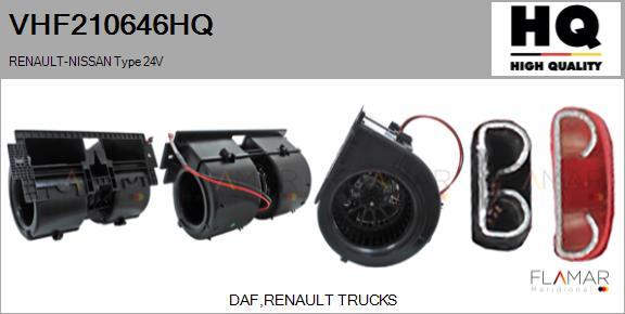 FLAMAR VHF210646HQ - Ventilator, habitaclu aaoparts.ro