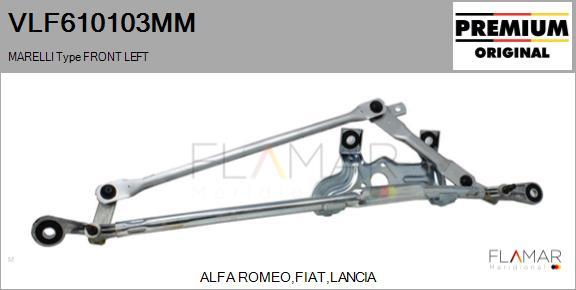 FLAMAR VLF610103MM - Legaturi stergator parbriz aaoparts.ro