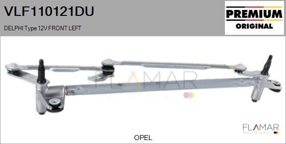 FLAMAR VLF110121DU - Legaturi stergator parbriz aaoparts.ro