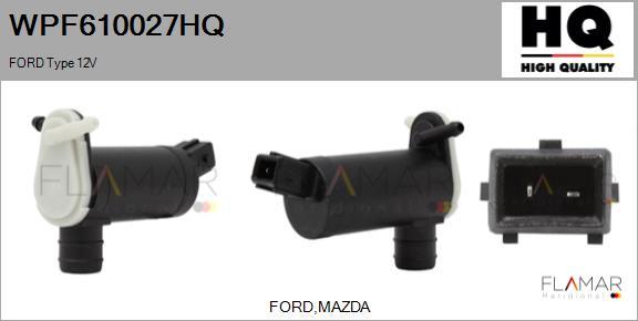 FLAMAR WPF610027HQ - Pompa de apa,spalare parbriz aaoparts.ro