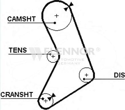 Flennor 4906 - Curea de distributie aaoparts.ro