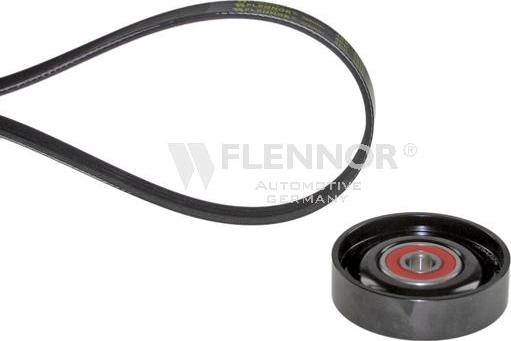 Flennor F904PK0850 - Set curea transmisie cu caneluri aaoparts.ro