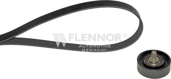 Flennor F904PK1218 - Set curea transmisie cu caneluri aaoparts.ro