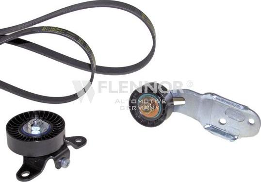Flennor F905PK1140 - Set curea transmisie cu caneluri aaoparts.ro
