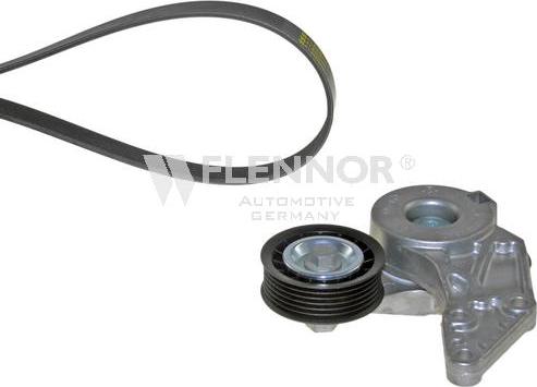 Flennor F906DPK1352 - Set curea transmisie cu caneluri aaoparts.ro