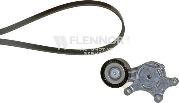 Flennor F906PK0965 - Set curea transmisie cu caneluri aaoparts.ro