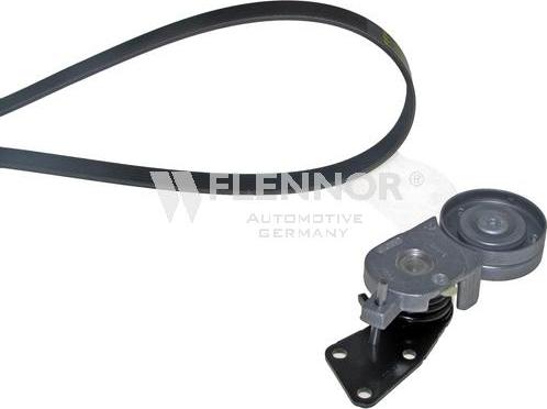 Flennor F906PK0780 - Set curea transmisie cu caneluri aaoparts.ro