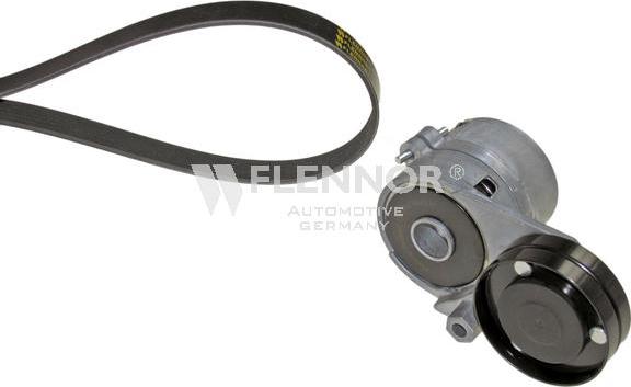 Flennor F906PK1633 - Set curea transmisie cu caneluri aaoparts.ro