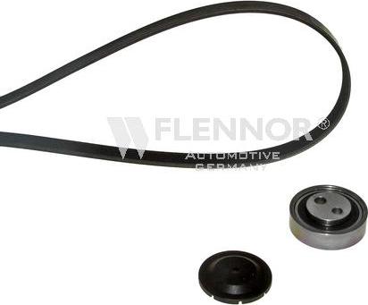Flennor F914PK1218 - Set curea transmisie cu caneluri aaoparts.ro
