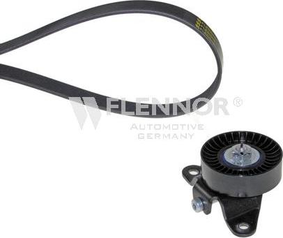 Flennor F915PK1140 - Set curea transmisie cu caneluri aaoparts.ro