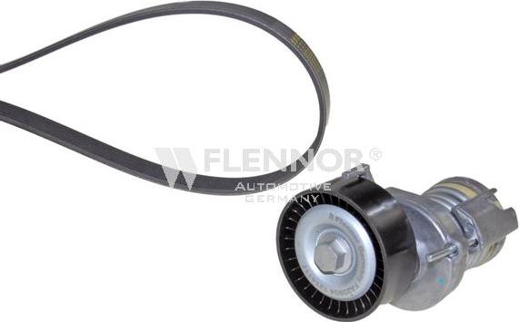 Flennor F916PK1070 - Set curea transmisie cu caneluri aaoparts.ro