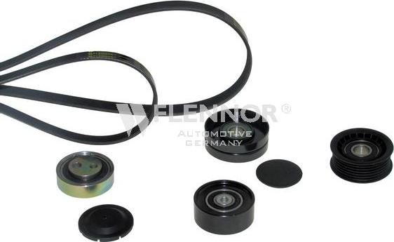 Flennor F916PK2403 - Set curea transmisie cu caneluri aaoparts.ro