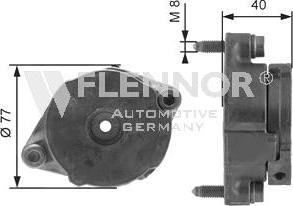 Flennor FA99048 - Rola ghidare / conducere, curea transmisie aaoparts.ro