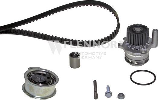 Flennor FP04458V-1 - Set pompa apa + curea dintata aaoparts.ro