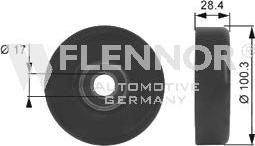 Flennor FS99247 - Rola ghidare / conducere, curea transmisie aaoparts.ro
