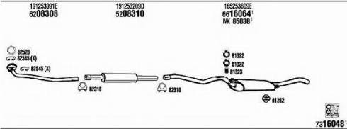 Fonos VW40182A - Sistem de esapament aaoparts.ro