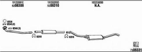 Fonos VW20460 - Sistem de esapament aaoparts.ro