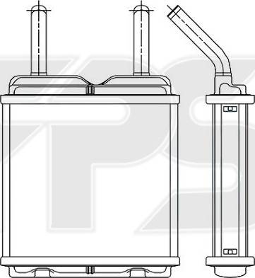 FPS FP 52 N35 - Schimbator caldura, incalzire habitaclu aaoparts.ro