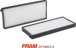FRAM CF10931-2 - Filtru, aer habitaclu aaoparts.ro