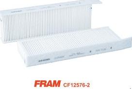 FRAM CF12576-2 - Filtru, aer habitaclu aaoparts.ro