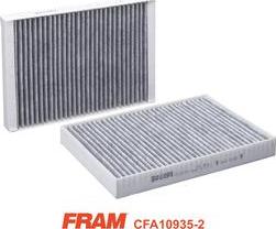 FRAM CFA10935-2 - Filtru, aer habitaclu aaoparts.ro