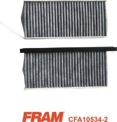 FRAM CFA10534-2 - Filtru, aer habitaclu aaoparts.ro