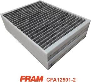 FRAM CFA12501-2 - Filtru, aer habitaclu aaoparts.ro