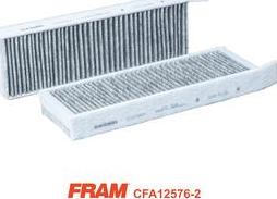 FRAM CFA12576-2 - Filtru, aer habitaclu aaoparts.ro
