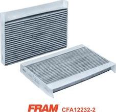 FRAM CFA12232-2 - Filtru, aer habitaclu aaoparts.ro