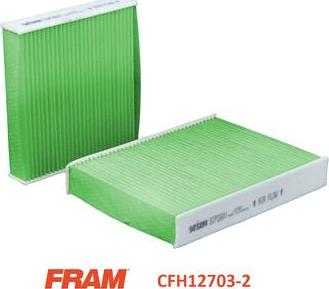 FRAM CFH12703-2 - Filtru, aer habitaclu aaoparts.ro