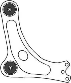 FRAP 3401 - Brat, suspensie roata aaoparts.ro