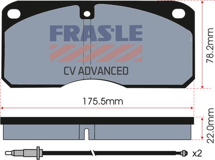 FRAS-LE PD/140-A-CV - Set placute frana,frana disc aaoparts.ro