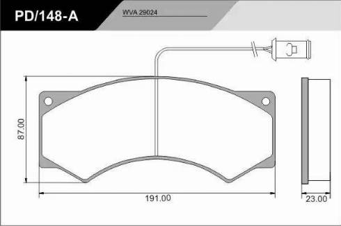 FRAS-LE PD/148-A_CV Advanced - Set placute frana,frana disc aaoparts.ro