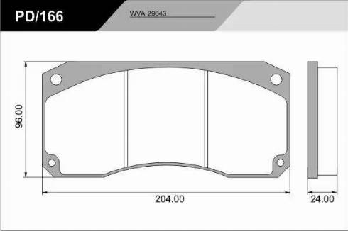 FRAS-LE PD/166_CV Advanced - Set placute frana,frana disc aaoparts.ro