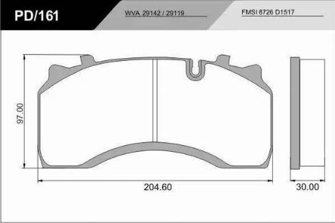 FRAS-LE PD/161_CV Advanced - Set placute frana,frana disc aaoparts.ro
