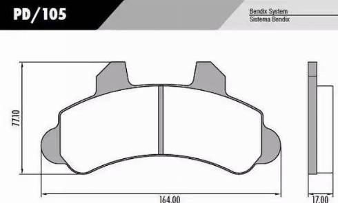 FRAS-LE PD105 - Set placute frana,frana disc aaoparts.ro