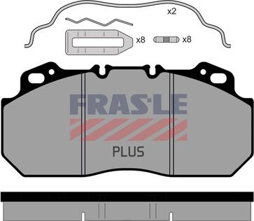 FRAS-LE PD/112-K007-PLUS - Set placute frana,frana disc aaoparts.ro
